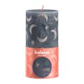 Lumanare Stalp Bolsius, Luna Albastra, 130 x 68 mm