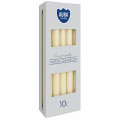 Lumanari Conice Aura Crem Ivory, 10 Buc