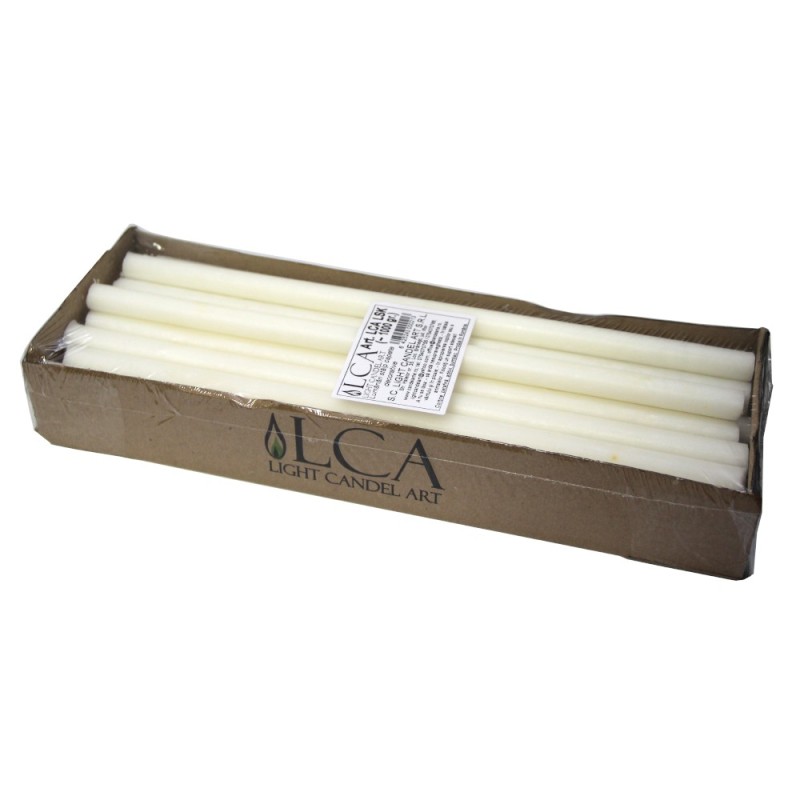 Lumanari Decorative Albe, Capete Stalpi, 1000 g