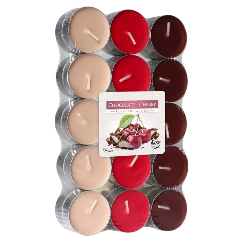 Lumanari Pastila, 4 Ore, Ciocolata si Cirese, 30 Bucati