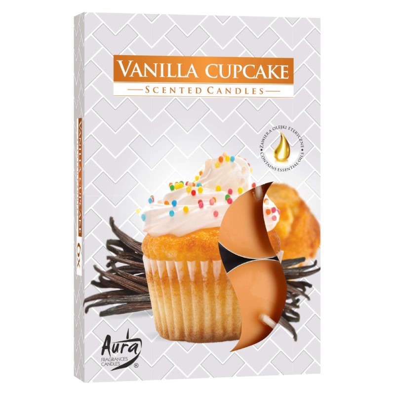 Lumanari Pastila, 4 Ore, Prajitura cu Vanilie, 6 Bucati