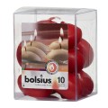 Lumanari Plutitoare Rosu Burgund, 10 Bucati