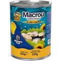 Macrou in Ulei Vegetal, Navodul Plin, 425 g