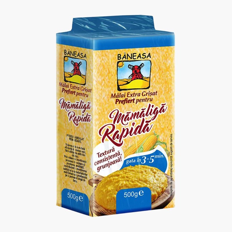 Malai Extra Grisat pentru Mamaliga Rapida Baneasa, 500 g