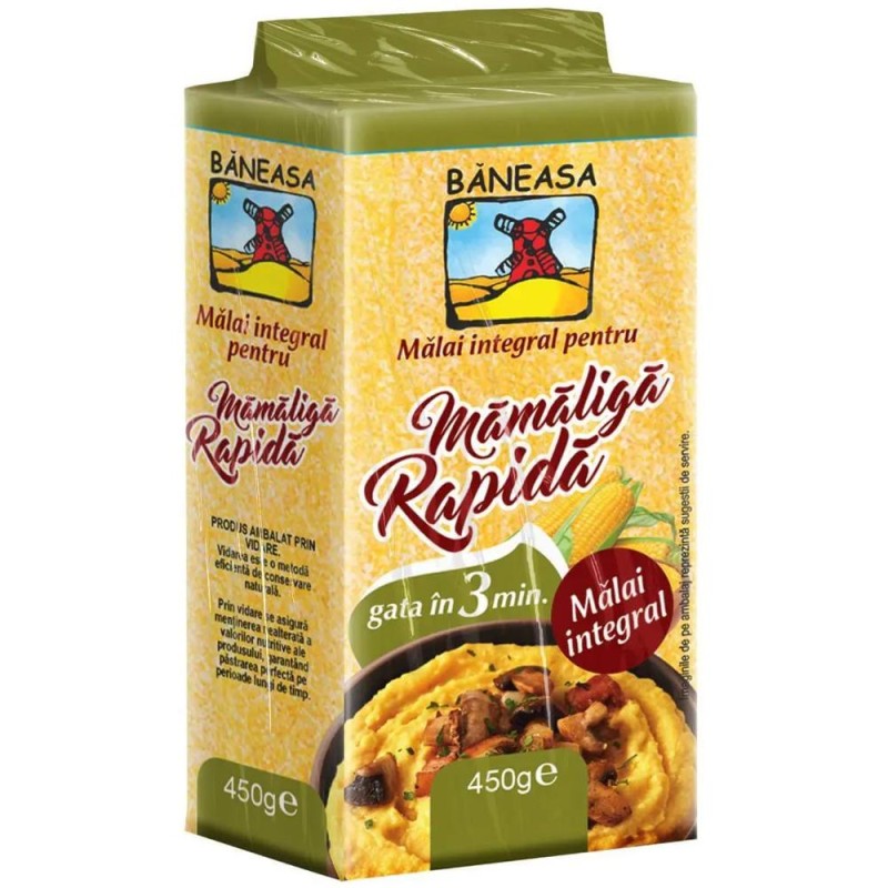 Malai Integral pentru Mamaliga Rapida Baneasa, 450 g