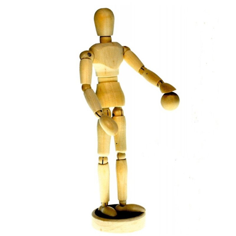 Manechin din Lemn, 30 cm