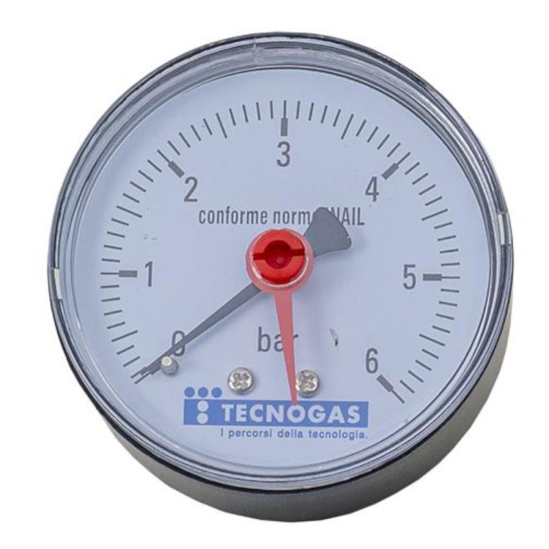 Manometru Axial, 0-6Bar, 1/4 Inch, Cadran 60 mm