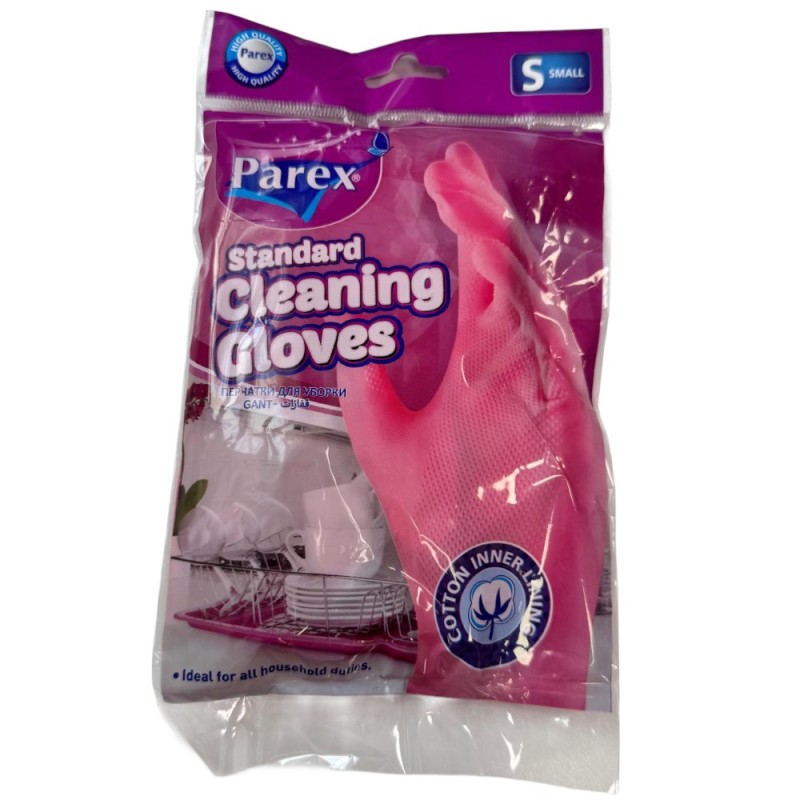 Manusi Curatenie Parex Standard, cu Bumbac, Marimea S