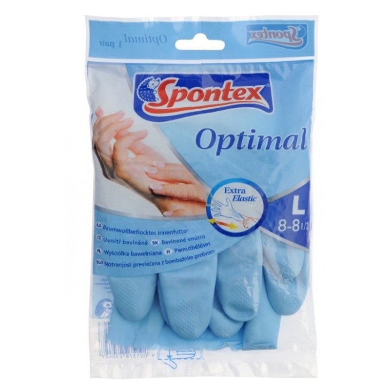 Manusi de Latex Spontex Optimal 1 Bucata L