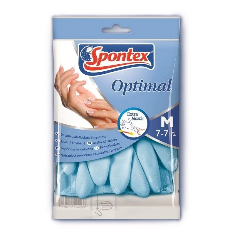 Manusi de Latex Spontex Optimal 1 Bucata M