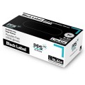 Manusi din Nitril, Marimea L, Nepudrate, Negre, PPS Gloves, 100 Bucati
