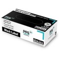 Manusi din Nitril, Marimea XS, Nepudrate, Negre, PPS Gloves, 100 Bucati