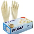 Manusi Examinare Prima din Latex, Pudrate, Marimea M, 100 Bucati