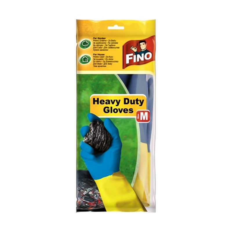 Manusi Fino, Rezistente, Latex Natural, Captuseala Bumbac, M