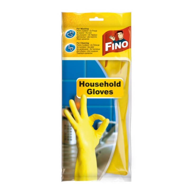 Manusi Menaj cu Textura Anti-Alunecare, Captuseala Bumbac, L, Fino