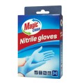 Manusi Multifunctionale Magic Clean, Nitril, Marimea M, Albastre, 10 Bucati