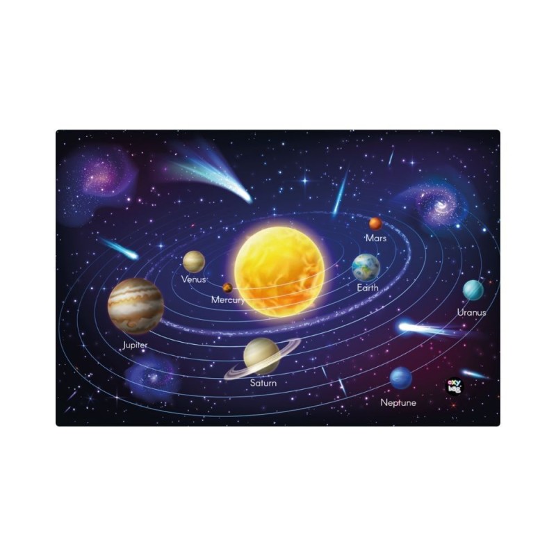 Mapa Birou, 60 x 40 cm, Planete, Multicolor, pentru Baieti