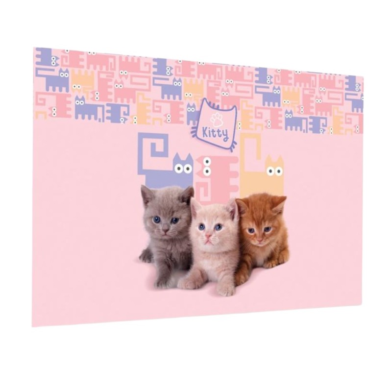 Mapa Protectie pentru Birou, Model Animale, 60 x 40 cm, din Carton Invelit in Plastic