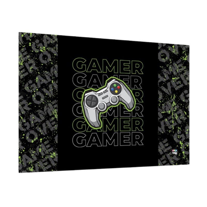 Mapa Protectie pentru Birou, Model Gamer, 60 x 40 cm, din Carton Invelit in Plastic
