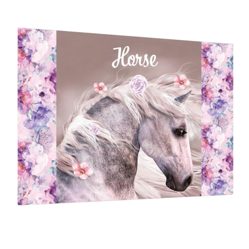 Mapa Protectie pentru Birou, Model Horse, 60 x 40 cm, din Carton Invelit in Plastic