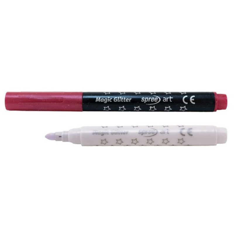 Marker, Diverse Culori, cu Sclipici, Varf 4.5 mm