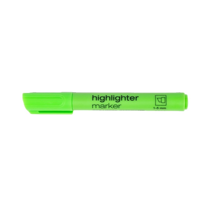 Marker Evidentiator Gros cu Varf Tesit , Verde, Koh-I-Noor