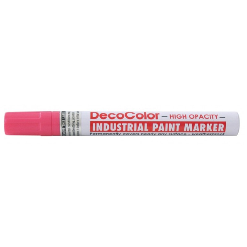 Marker Industrial Permanent, Roz, Varf 2 mm, DecoColor