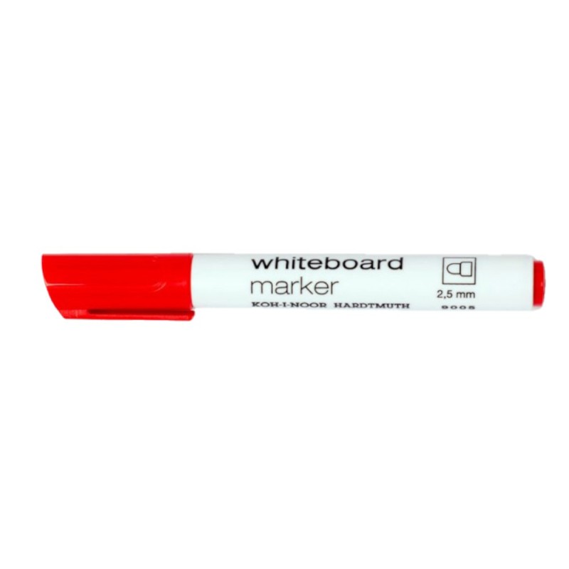 Marker pentru Tabla, Rosu, Varf Rotund 2.5 mm
