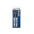 Marker Permanent Universal Hogert, Negru, 2 Bucati