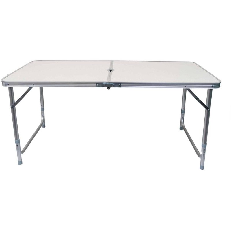 Masa pentru Camping M120, Pliabila, 60 x 120 cm, Alba
