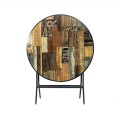Masa Plianta 80 x 80 cm, PAL Melaminat si Picioare Metalice, Z-tools