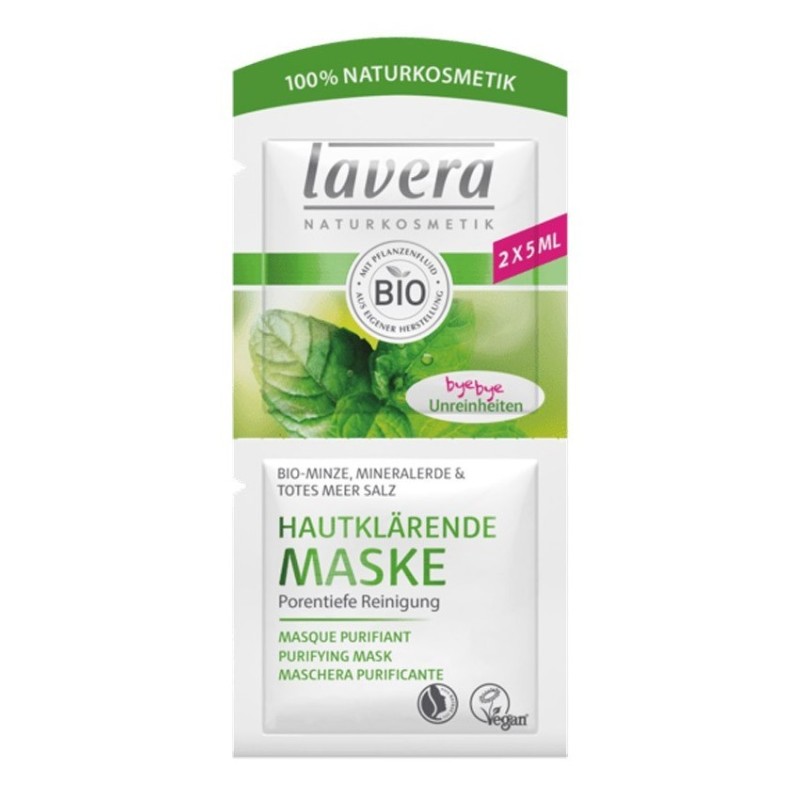 Masca BIO Purificatoare pentru Piele, 2 x 5 ml Lavera