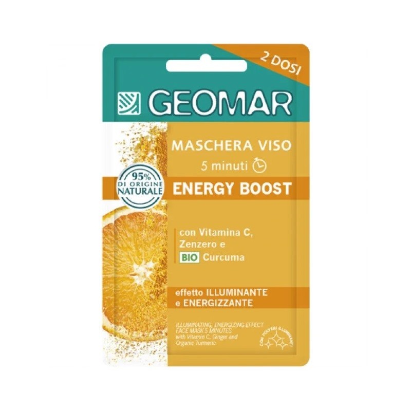 Masca de Fata Bio cu Vitamina C Geomar Energy Boost, 15 ml
