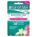 Masca de Fata Exfolianta si Iluminatoare Geomar, cu Alge si Iris, 2 x 7.5 ml