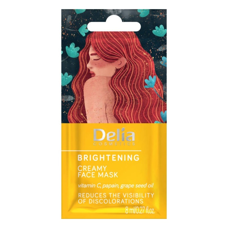 Masca de Fata Iluminatoare, Tip Crema, Delia, 8 ml