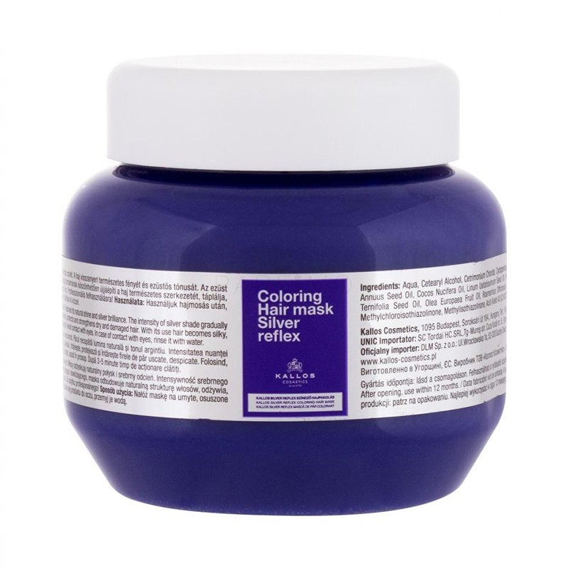 Masca de Par Kallos Silver Reflex, 275 ml