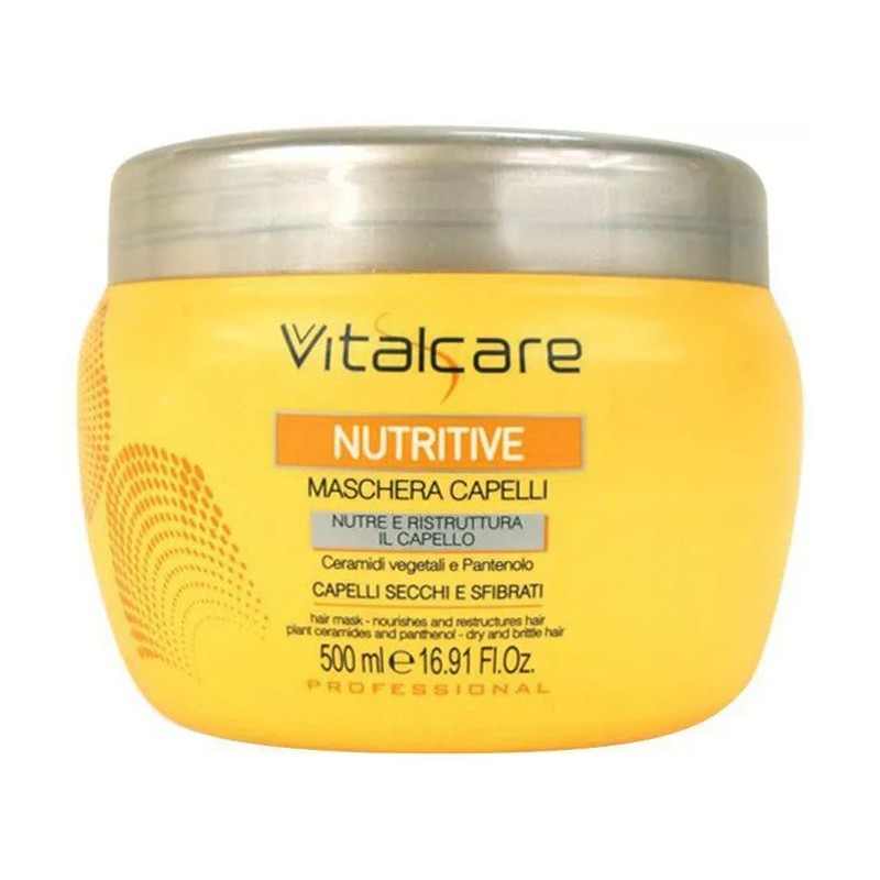 Masca de Par Vitalcare Nutritive, pentru Par Uscat, 500 ml
