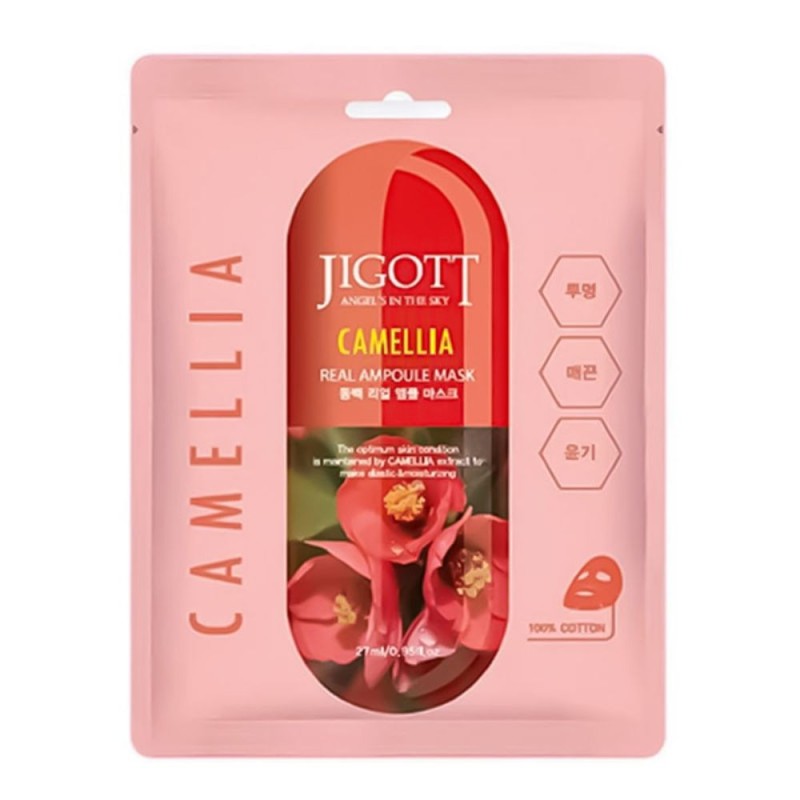 Masca pentru Fata cu Extract de Camelie, Jigott, 27 ml