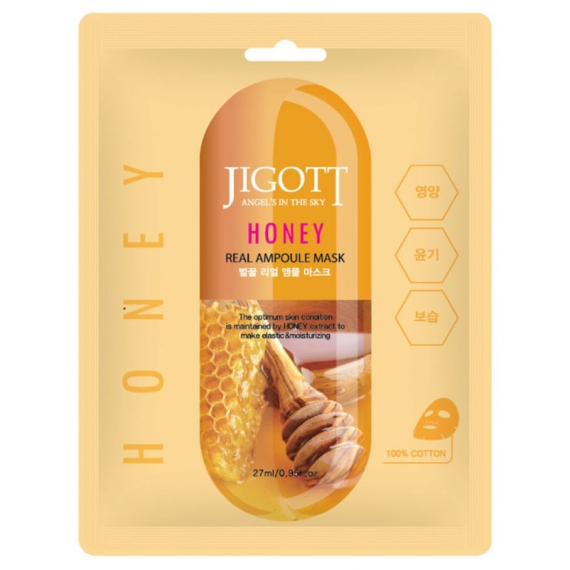 Masca pentru Fata cu Extract de Miere de Albine, Jigott, 27 ml
