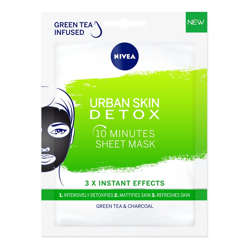 Masca Servetel Nivea Urban Skin Detox