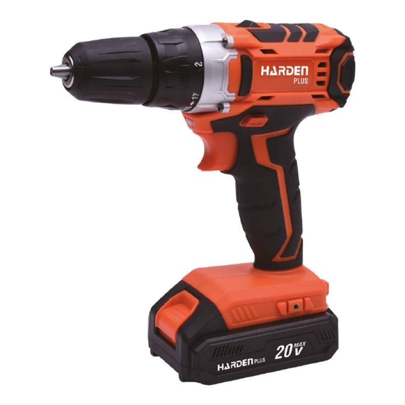 Masina de Gaurit cu Acumulator 20 V si Incarcator in Geanta de Plastic, 1450 rpm, Profesional, Harden