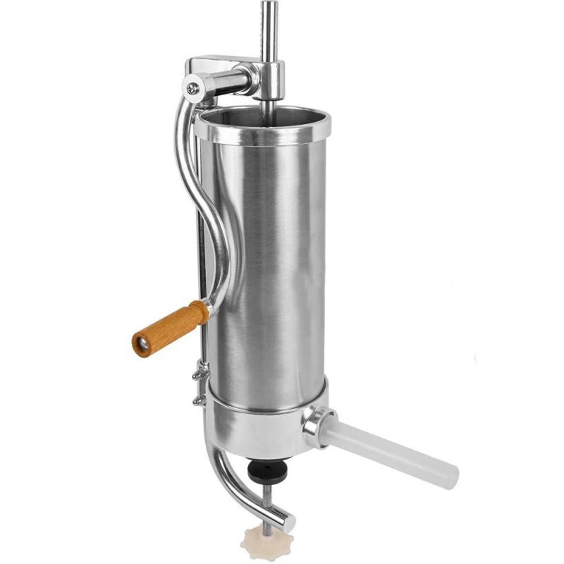 Masina de Umplut Mezeluri, Inox, Verticala, 3 l, Argintie, Perfect Home