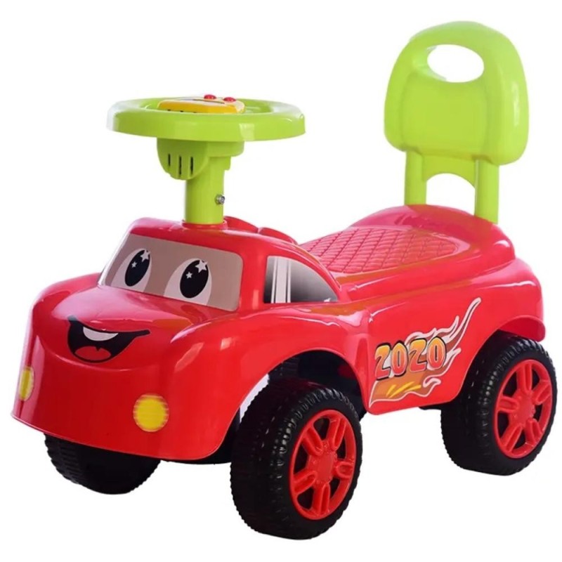 Masinuta pentru Copii, Rosie, cu Muzica, Roti Plastic, Victronic