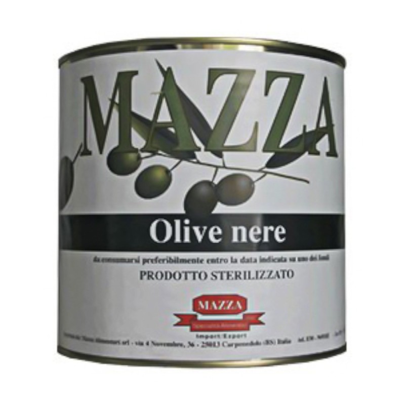 Masline Negre Intregi, Mazza, 2600 g