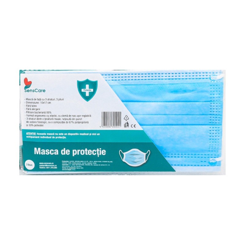 Masti de Protectie SensCare, 3 Bucati/Set
