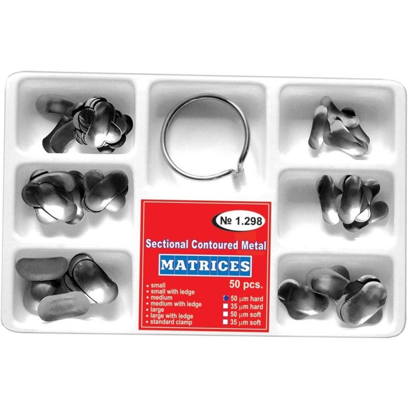 Matrici Sectionale Metalice Asortate + Inel, 50 Buc