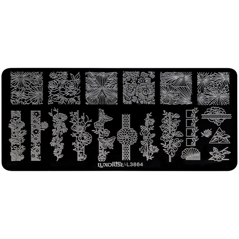 Matrita Metalica Stampila Unghii Luxorise, Future Promise