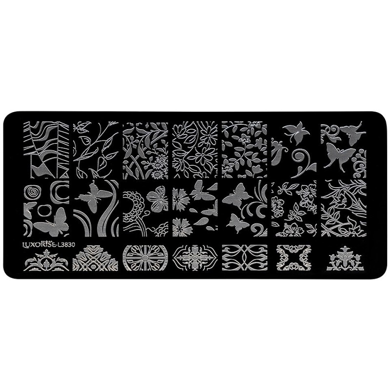 Matrita Metalica Stampila Unghii Luxorise, Innocent Nature