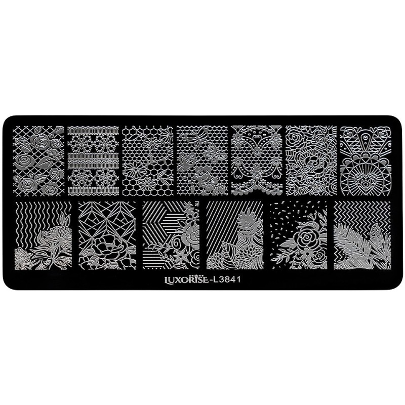 Matrita Metalica Stampila Unghii Luxorise, Nature Fantasy