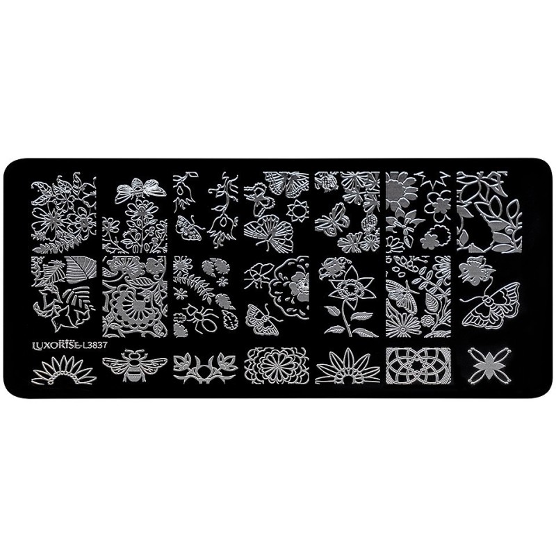 Matrita Metalica Stampila Unghii Luxorise, Nature View